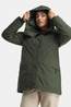 Didriksons Essa Gevoerde Jas Dames dark green