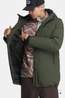 Didriksons Tempest Gevoerde Parka Unisex dark green