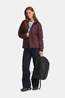 Didriksons Karix Gevoerde Jas Dames Bordeaux / Maroon