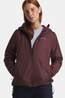 Didriksons Karix Gevoerde Jas Dames Bordeaux / Maroon