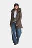 Didriksons Felia Gevoerde Parka Dames mid brown