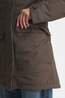 Didriksons Felia Gevoerde Parka Dames mid brown