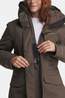 Didriksons Felia Gevoerde Parka Dames mid brown