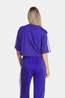 adidas Essentials 3-Stripes Cotton Loose T-Shirt Dames purple/white