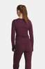 Röhnisch Jacquard LS Top Dames Egg Plant
