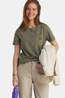 Carhartt Irvine Relaxed T-shirt Dames Olive Green