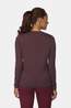 Ayacucho Midweight Merino Langemouwen Shirt Dames Egg Plant