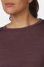 Ayacucho Midweight Merino Langemouwen Shirt Dames Egg Plant