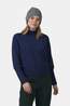 Ayacucho Linnet Modern Wollen Trui Dames Navy Blue
