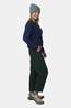 Ayacucho Linnet Modern Wollen Trui Dames Navy Blue