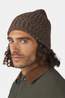 Ayacucho Adventure Ribbed Beanie Muts dark brown
