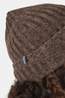 Ayacucho Adventure Ribbed Beanie Muts dark brown