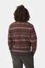 Ayacucho Coniston Fair Isle Crew Neck Trui dark brown/copper