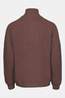 Ayacucho Skagen Rib 1/4 Zip Wollen Trui dark brown