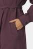 Ayacucho Canopy Trench Coat Regenparka Dames Egg Plant