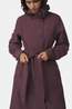 Ayacucho Canopy Trench Coat Regenparka Dames Egg Plant