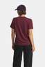 Buitenmens Buitenmens Denimcel T-Shirt Dames Egg Plant