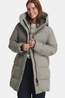 Krakatau Wear Cassini Gewatteerde Parka Dames light grey