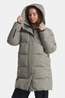 Krakatau Wear Cassini Gewatteerde Parka Dames light grey