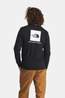 The North Face M Evolution Box Nse Regular Long Sleeve Shirt black