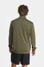 adidas The Workout Essentials All-Set 3-Stripes Knit Track Top Olive Green