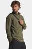 adidas The Workout Essentials All-Set 3-Stripes Knit Track Top Olive Green