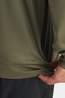 adidas The Workout Essentials All-Set 3-Stripes Knit Track Top Olive Green