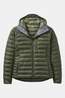Rab Microlight Alpine Hoody Donsjas Dames dark green