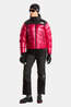 The North Face Summit Nuptse Donsjas Dames black/mid red