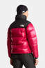 The North Face Summit Nuptse Donsjas Dames black/mid red