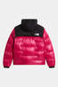 The North Face Summit Nuptse Donsjas Dames black/mid red
