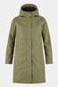 Fjällräven Kiruna Hydratic Gewatteerde Regenparka Dames dark khaki