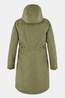Fjällräven Kiruna Hydratic Gewatteerde Regenparka Dames dark khaki