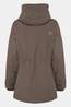 Didriksons Felia Gevoerde Parka Dames mid brown