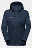 Mammut Ultimate VIII SO Hooded Softshell Jas Dames Navy Blue
