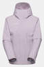 Mammut Treeline Light Hooded Hardshell Dames light grey