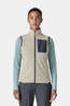 Patagonia R1 Air Vest Bodywarmer Dames off white