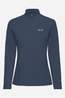 Jack Wolfskin Trail Half Zip Shirt Met Lange Mouwen Dames Navy Blue