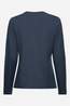 Jack Wolfskin Trail Shirt Met Lange Mouwen Dames Navy Blue