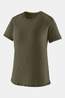 Patagonia Capilene Cool Merino T-Shirt Dames dark khaki