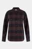 Fjällräven Övik Heavy Flannel Shirt Dames black/brown
