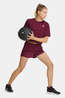 adidas Train Essentials Boxy Workout T-Shirt Dames Bordeaux / Maroon