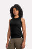 Carhartt Tencel Fiber Fitted Ribbed Tank Top Dames black