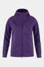 Fjällräven Abisko Grid Fleece Hoodie Dames purple