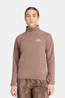 adidas Terrex Multi Essentials Half Zip Fleecetrui Dames mid brown