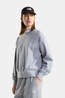 The North Face Essential Simple Dome Boxy OS Crewneck Trui Dames light grey