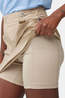 Fjällräven Abisko Hike Skort Dames light brown