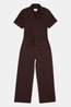 Duer Stretch Canvas Girlfriend Jumpsuit Dames dark brown