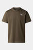 The North Face Evolution Simple Dome Regular T-Shirt Heren dark khaki