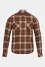 Mammut Alvra Longsleeve Shirt Heren Dark Brown/Beige